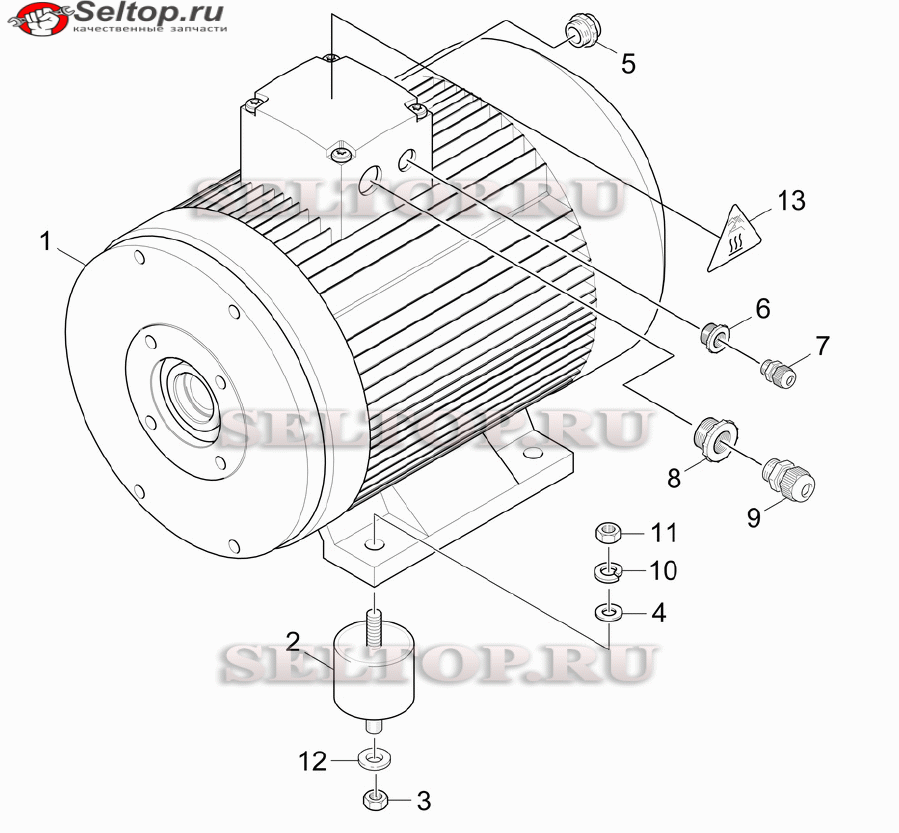 Мотор для мойки Керхер HD 16/15-4 Cage Plus (1.353-905.0)