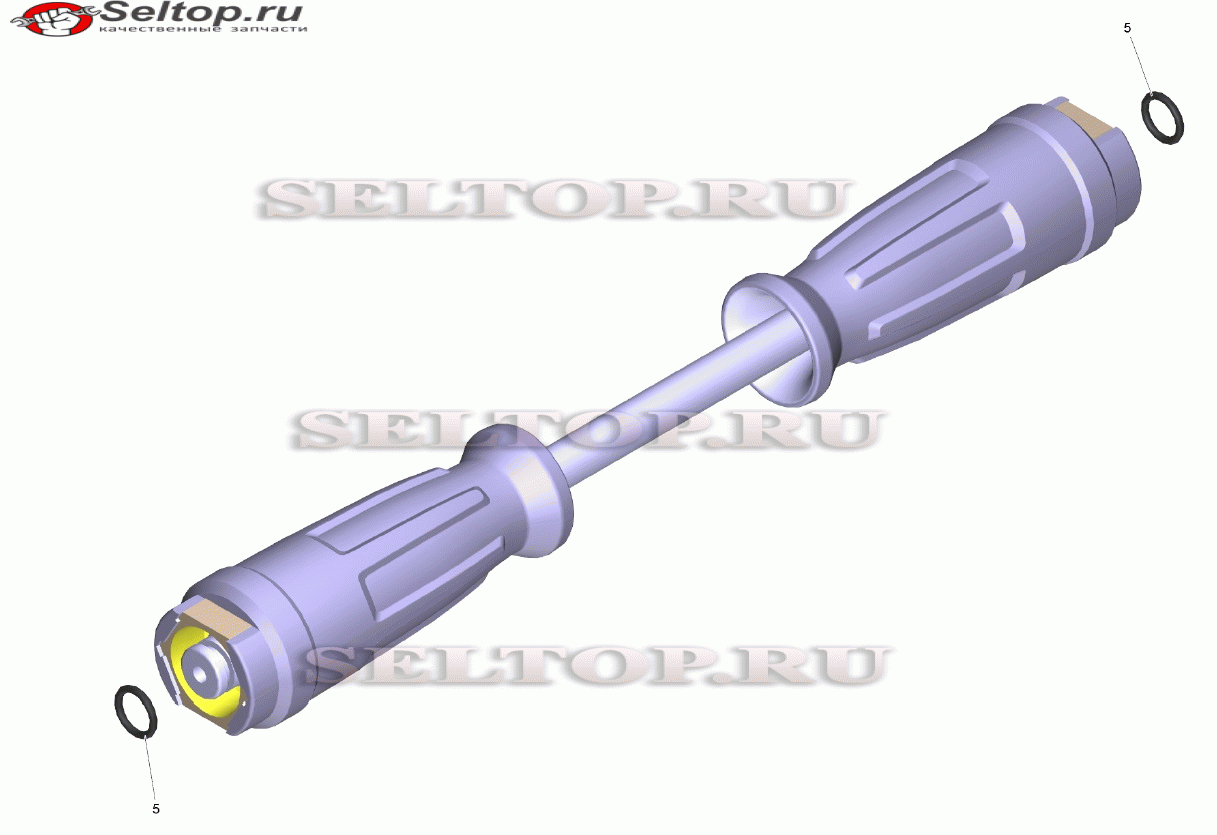 Шланг в сборе TR DN12 21 МПа 15m (6.110-059.0)