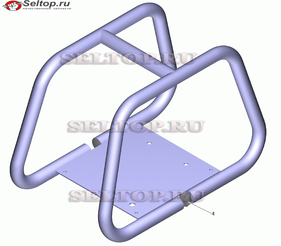 Стойка серый (4.052-365.0)
