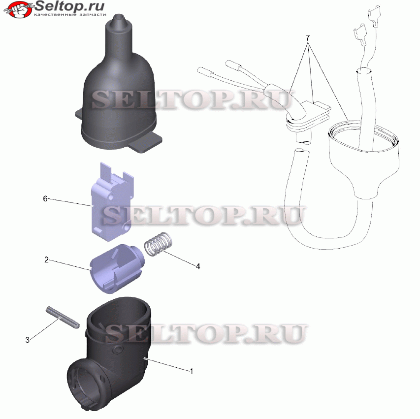 Выключатель в сборе (4.744-109.0)