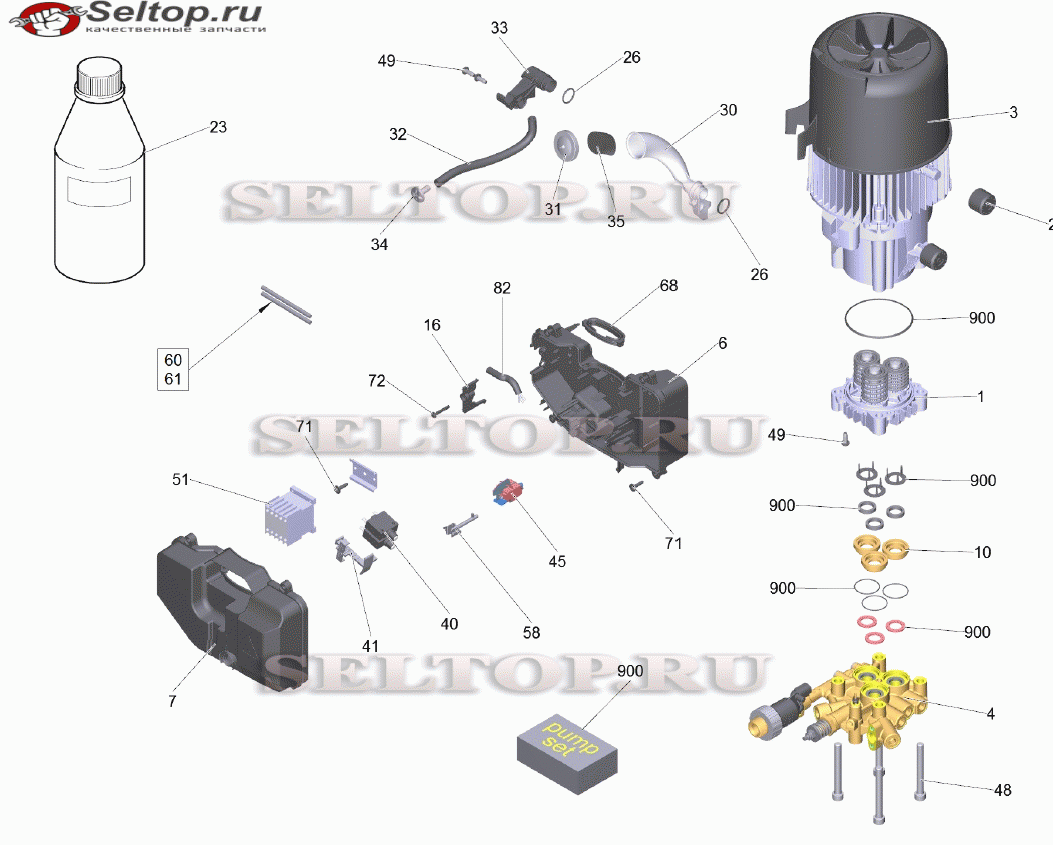 Помпа HD 8/18-4 M EU (D145)