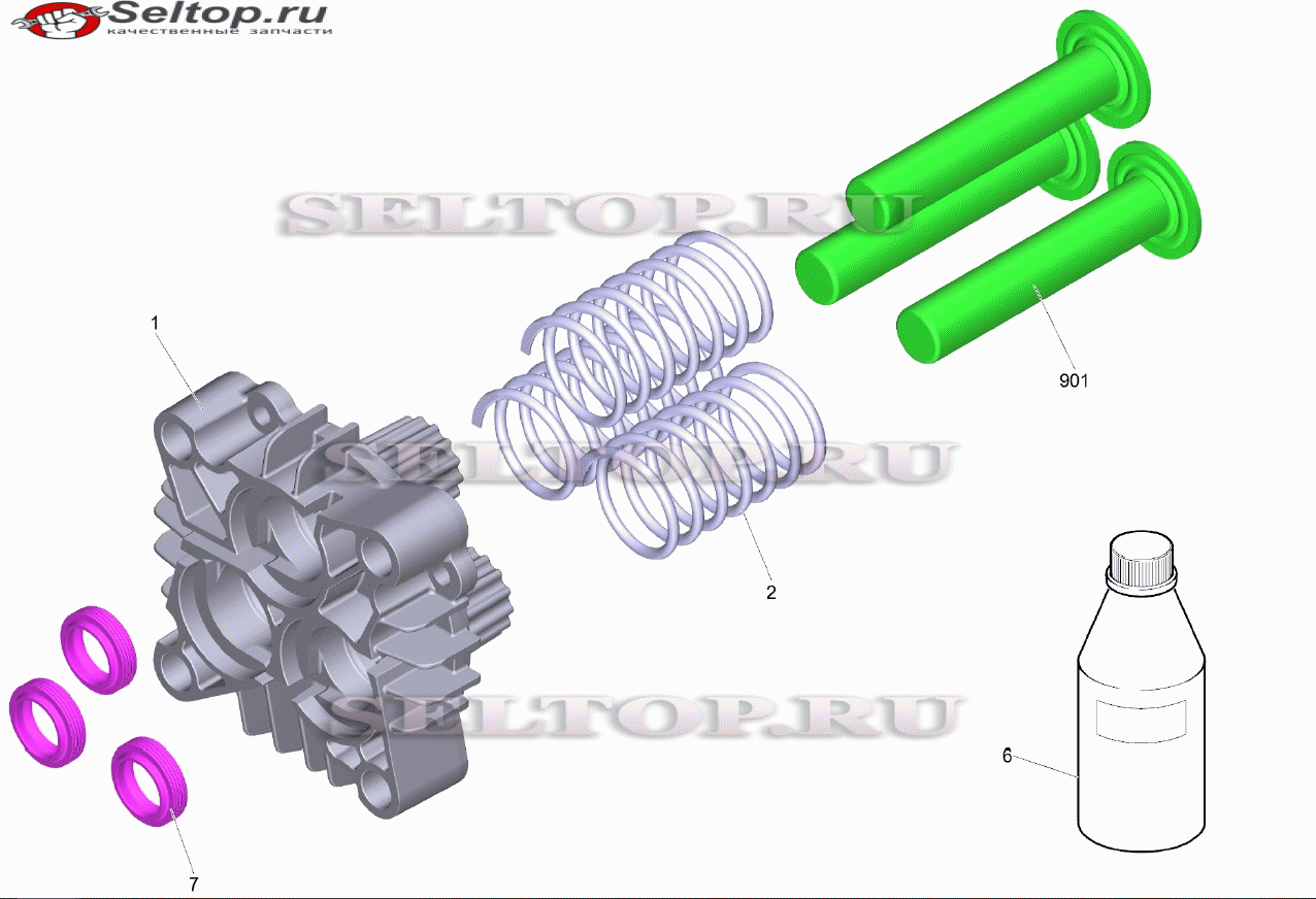 Прямолинейная направляющая комплектный
