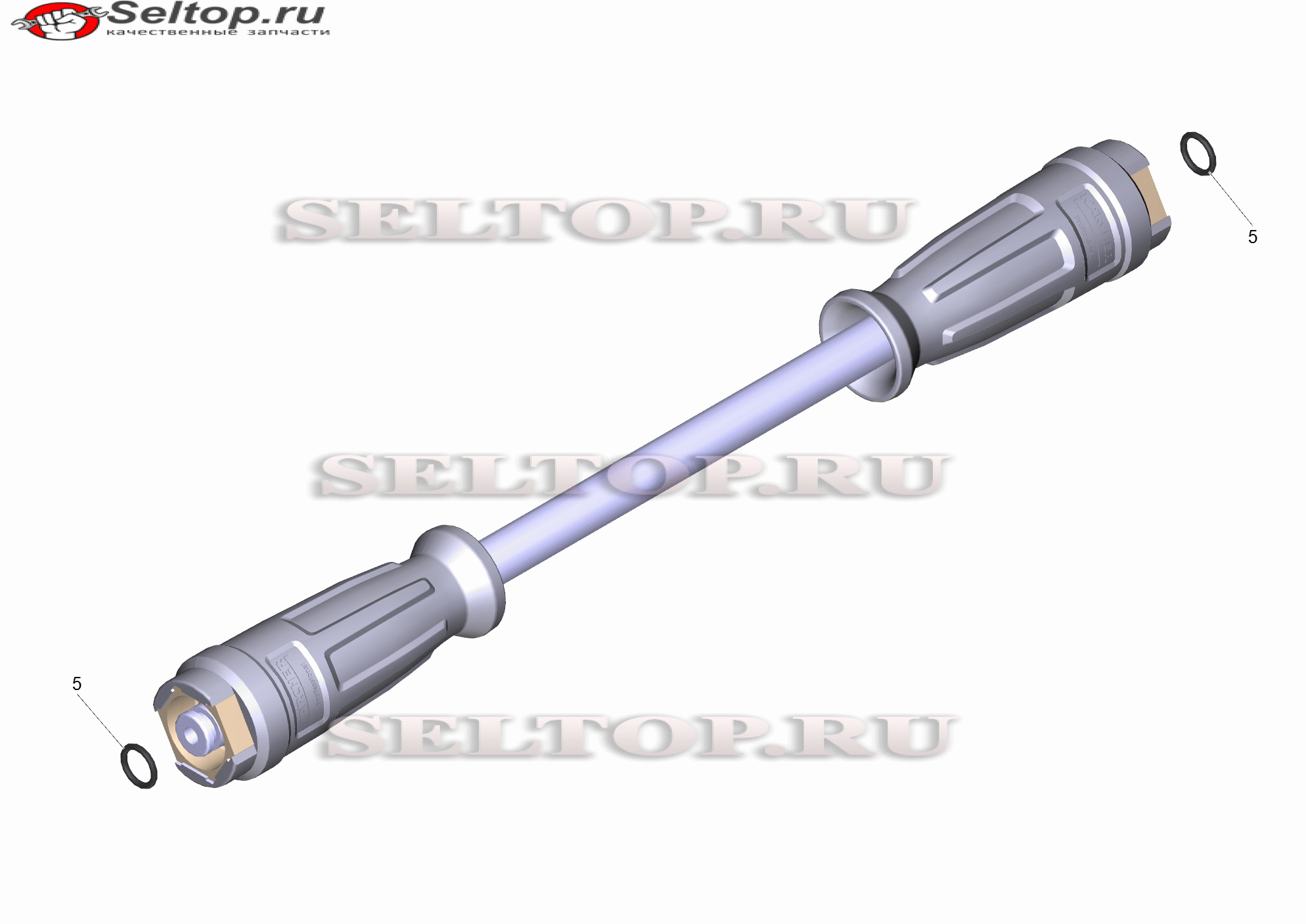 Шланг TR вращающийся DN6 25MPa 10m (6.110-035.0)