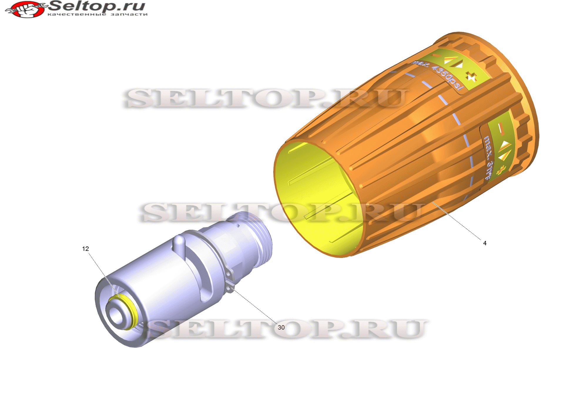 Поворотный регулятор TR 416L (4.118-008.0)