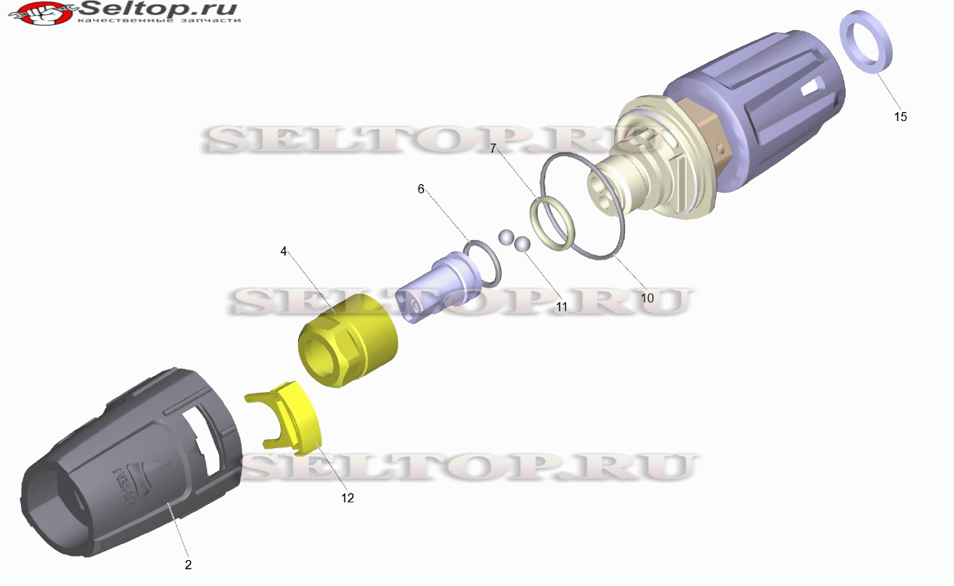 Тройное сопло TR 053 (4.117-038.0)