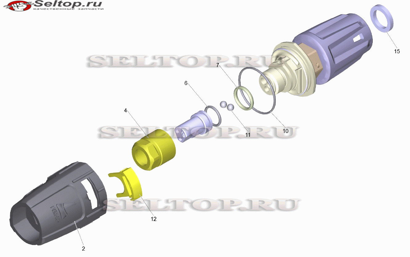 Тройное сопло TR 053 (4.117-038.0)