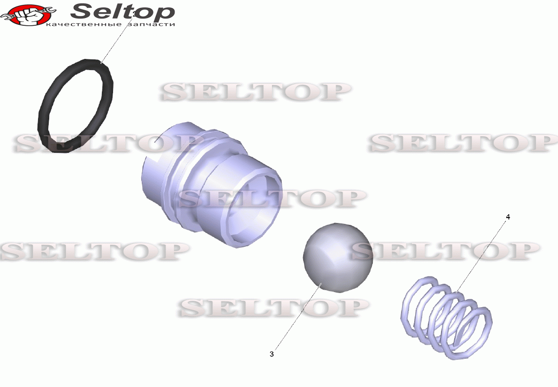 Седло клапана в сборе HD7/18 (4.481-226.0)