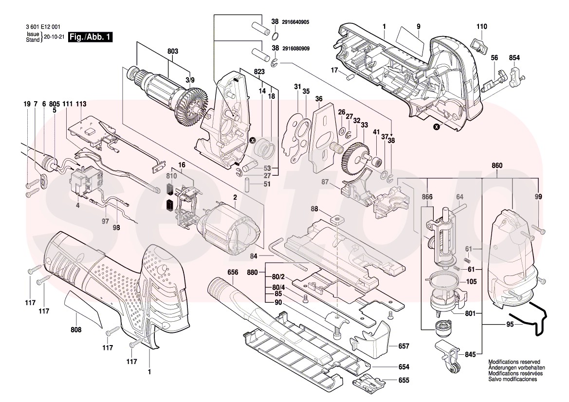 Запчасти для лобзика BOSCH GST 150 CE (артикул модели 3601E12001) | купить  в Москве в интернет-магазине Селтоп с доставкой. Цены, наличие, взрыв-схема.