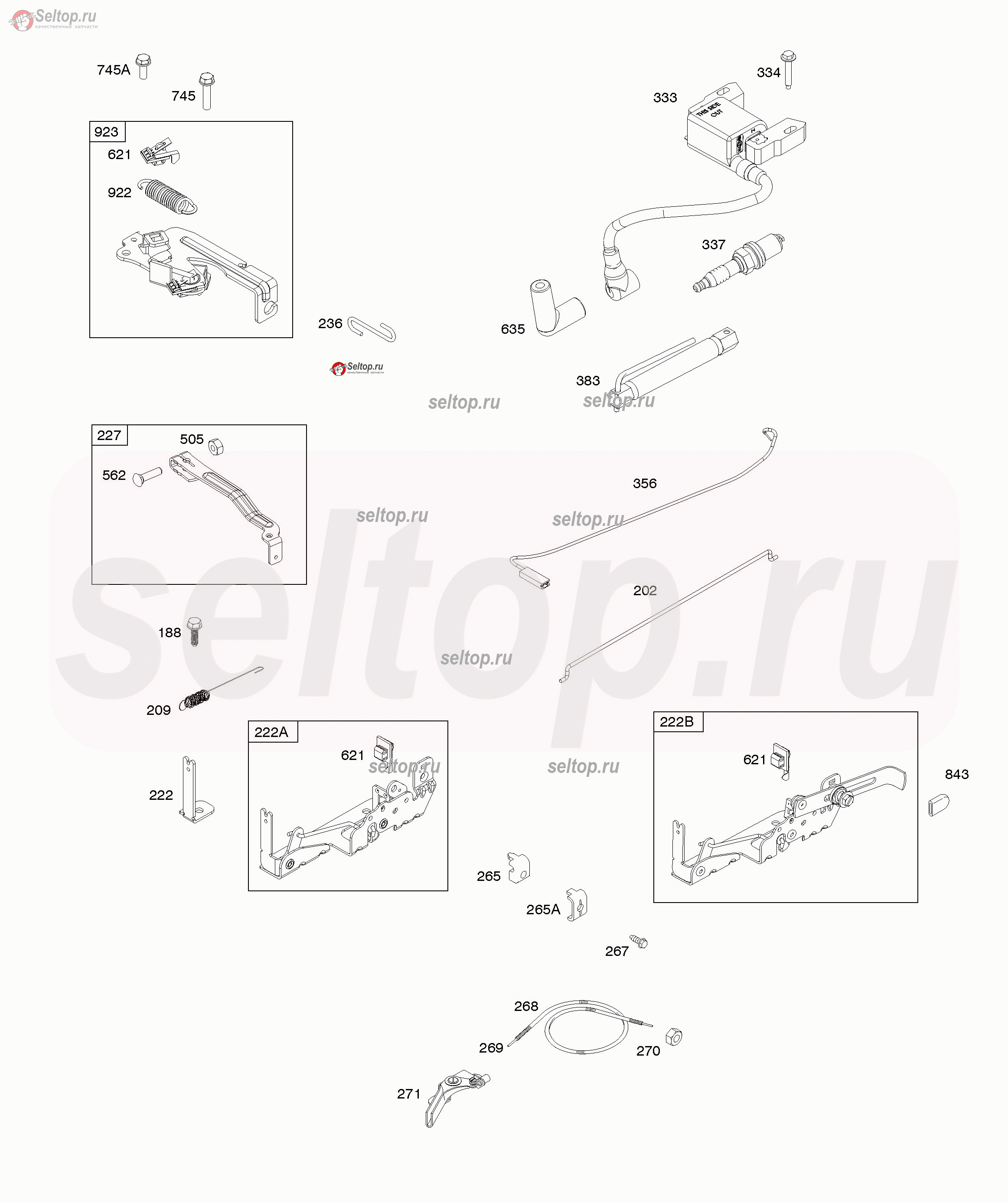Зажигание Briggs Stratton 09P602-0009-F1