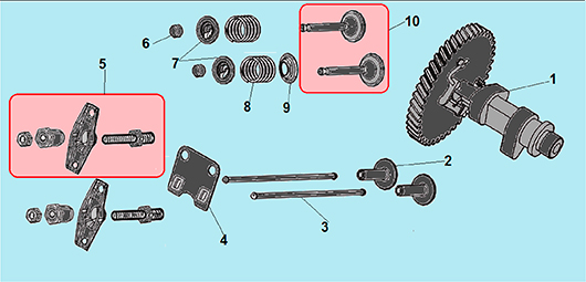 Клапанная система для Чемпион ВC 6712