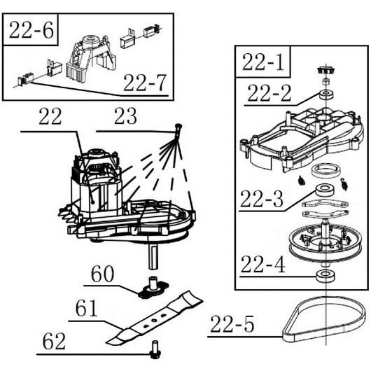 Двигатель для Чемпион EM3616