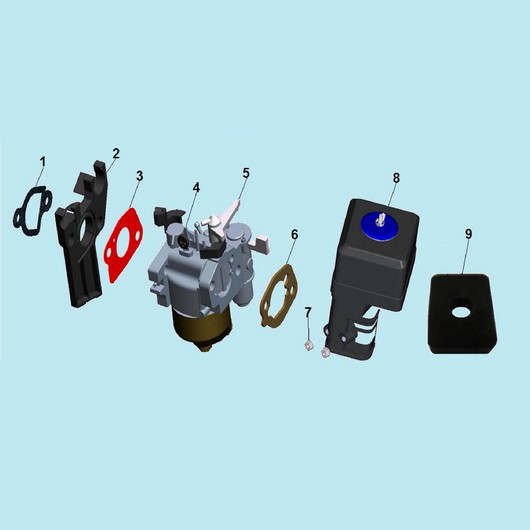 Карбюратор и воздушный фильтр для Чемпион GP80