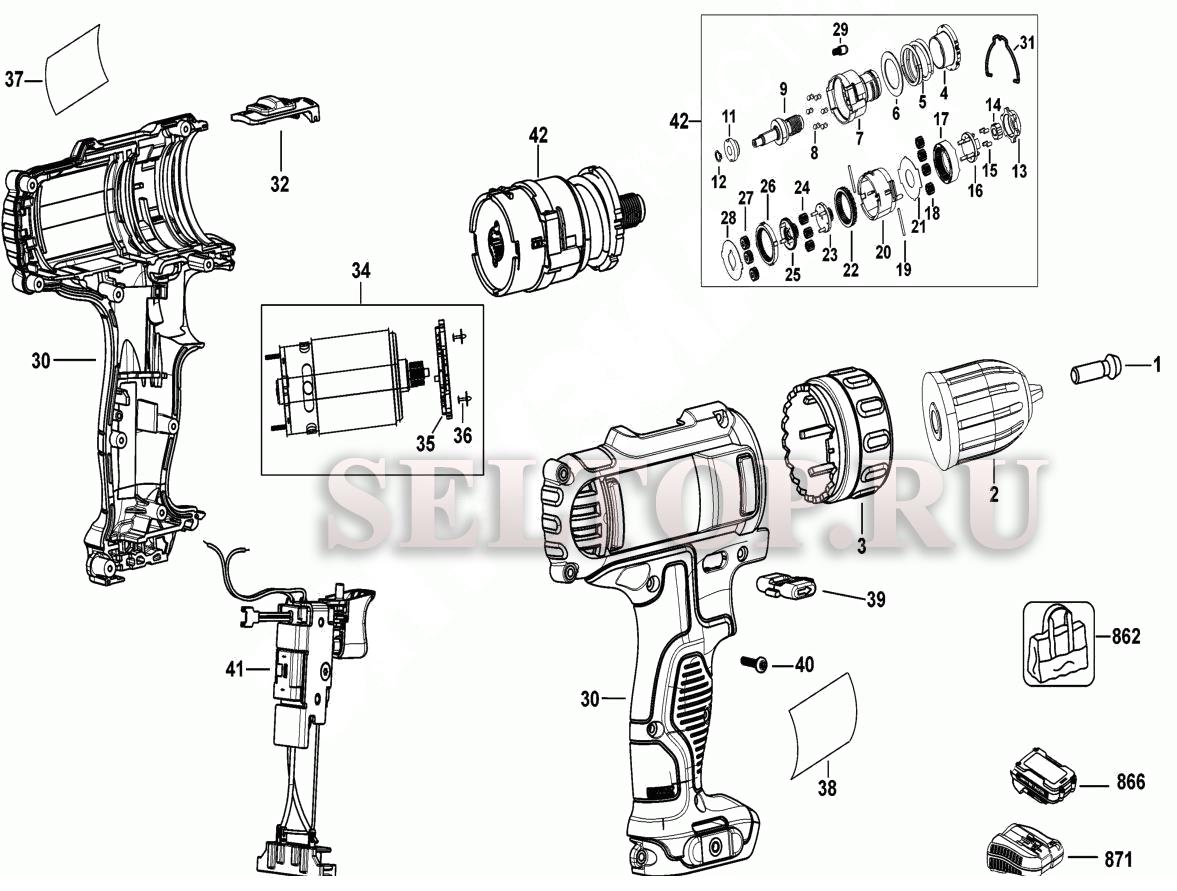 Dewalt de9130 схема