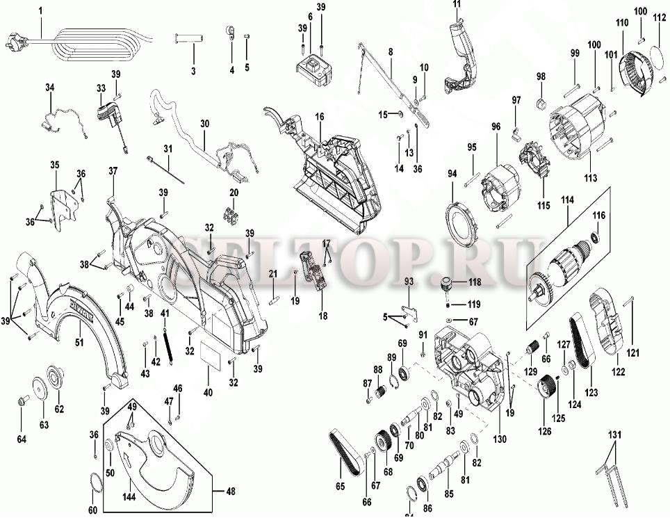 Dewalt deals dws778 240v