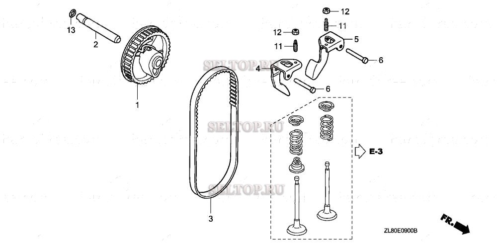 Шкив распредвала для Honda GC160A MEA2