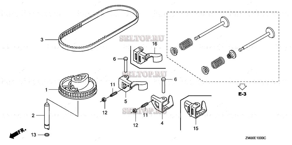 Шкив распредвала для Honda GCV160LA0 S1M