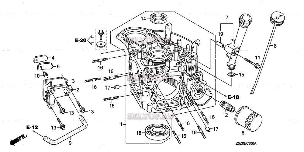 Картер для Honda GCV520U SEE4