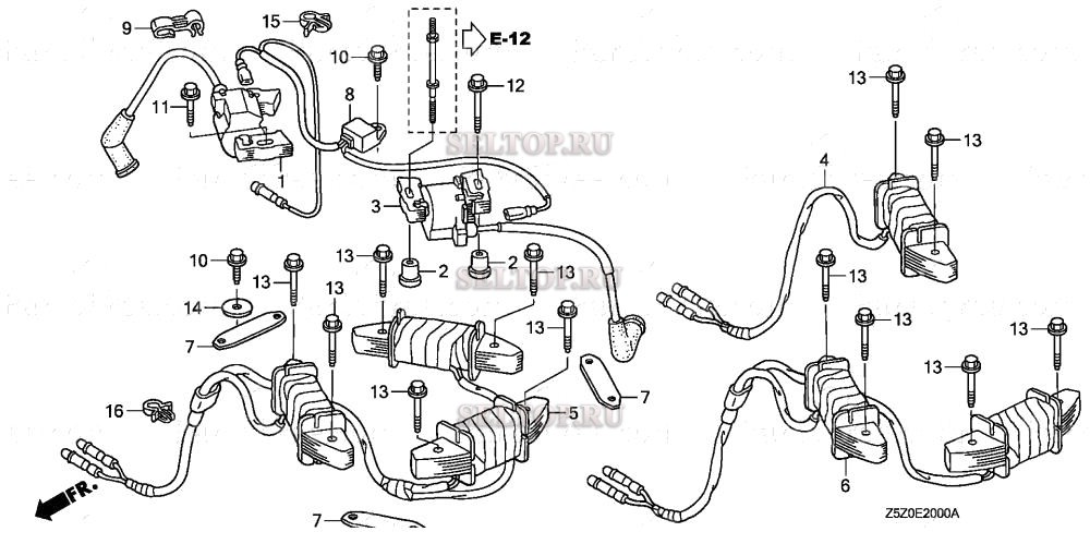 Катушка зажигания для Honda GCV530U AEE1