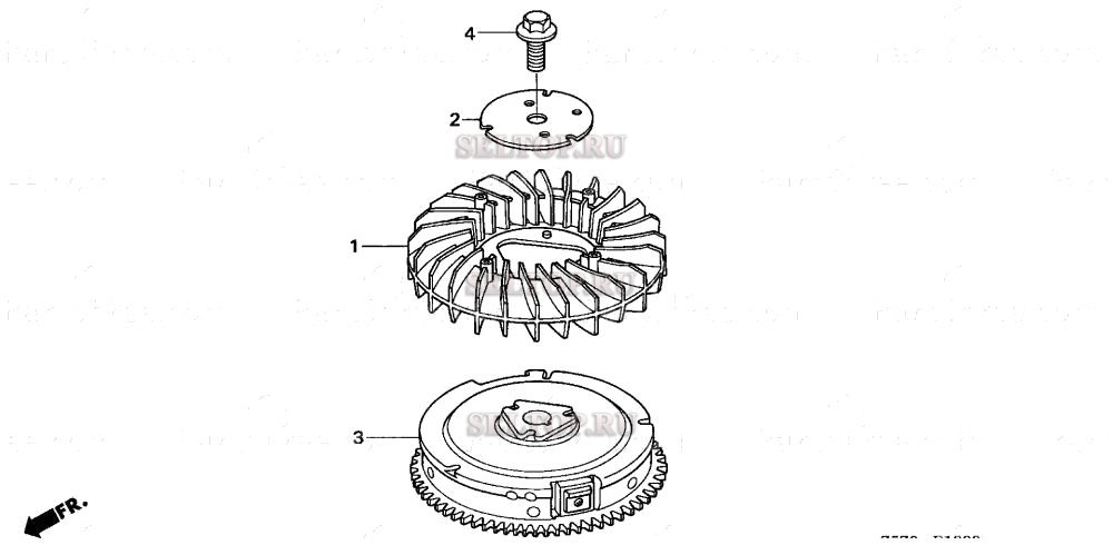 Маховик для Honda GCV530U CEE9