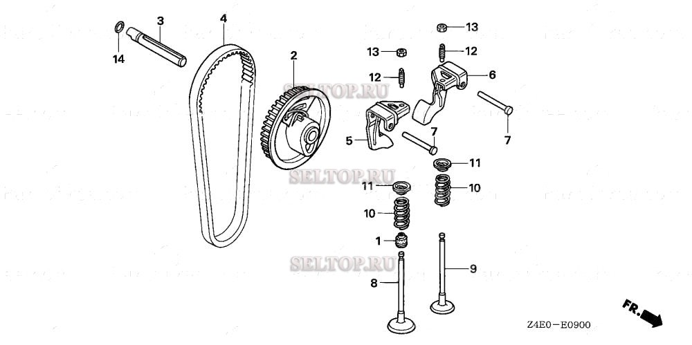 Шкив распредвала для Honda GX100U KRWB