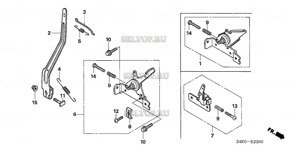 Управление (1) для Honda GX100U SEU