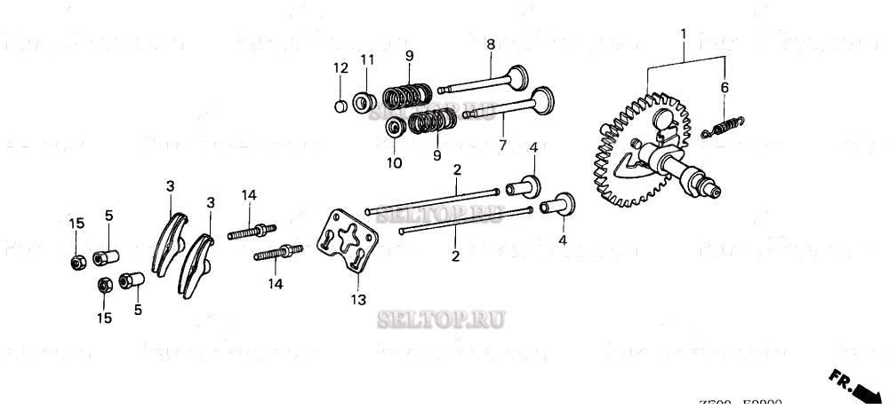 Распредвал для Honda GX110 VA