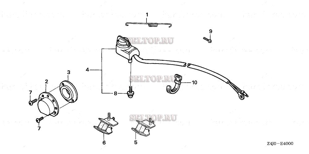 Прочие запчасти (выключатель двигателя) для Honda GX160U1 LSJ4