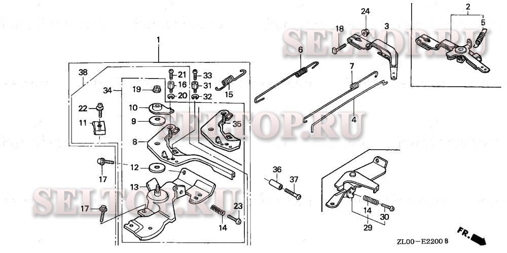 Управление для Honda GX200 QXB2