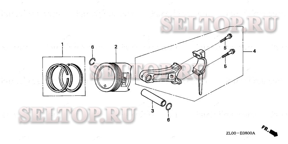 Поршень для Honda GX200 SD