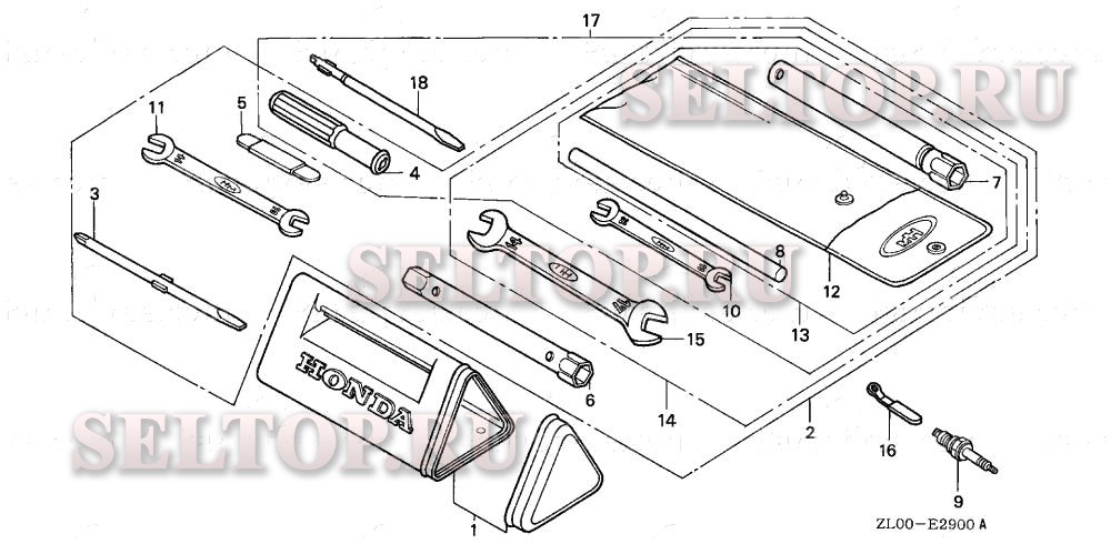 Инструмент для Honda GX200 SM12