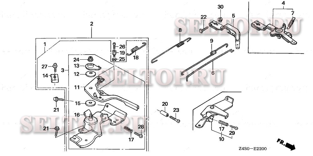 Управление для Honda GX200U RHQ4