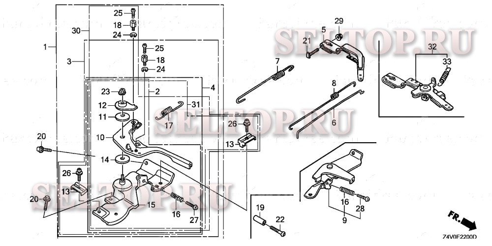 Управление для Honda GX200UT2 QXE2