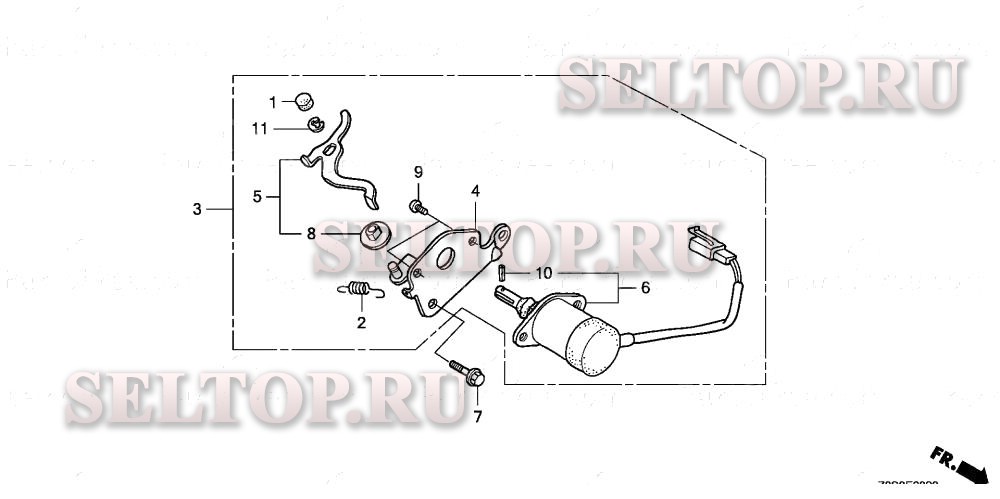Автоматический дроссель для Honda GX240RT2 VWS