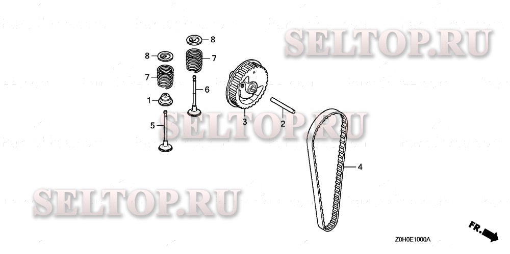 Шкив кулачка для Honda GX25 SAT/A