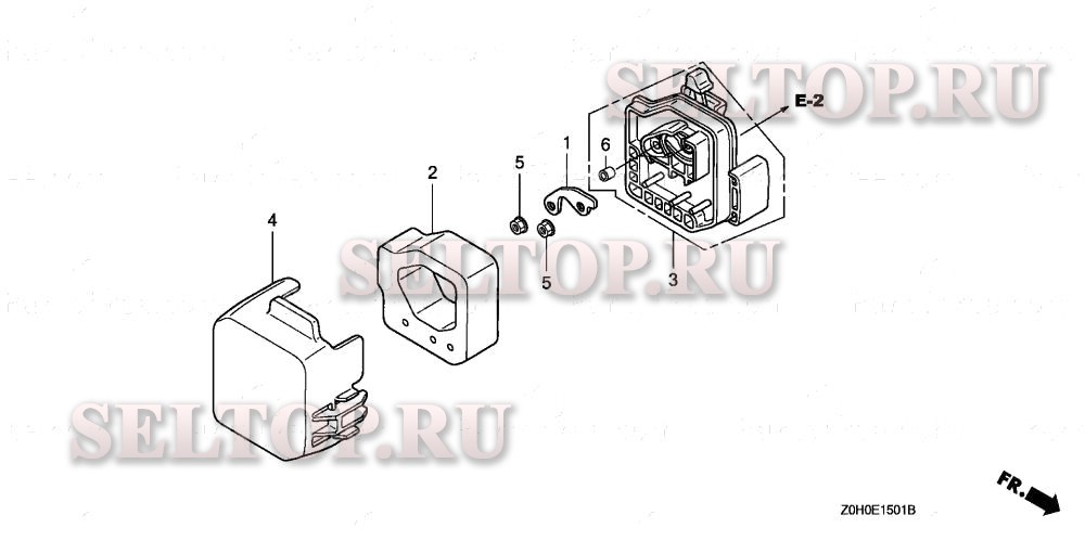 Воздушный фильтр (2) для Honda GX25 TA2