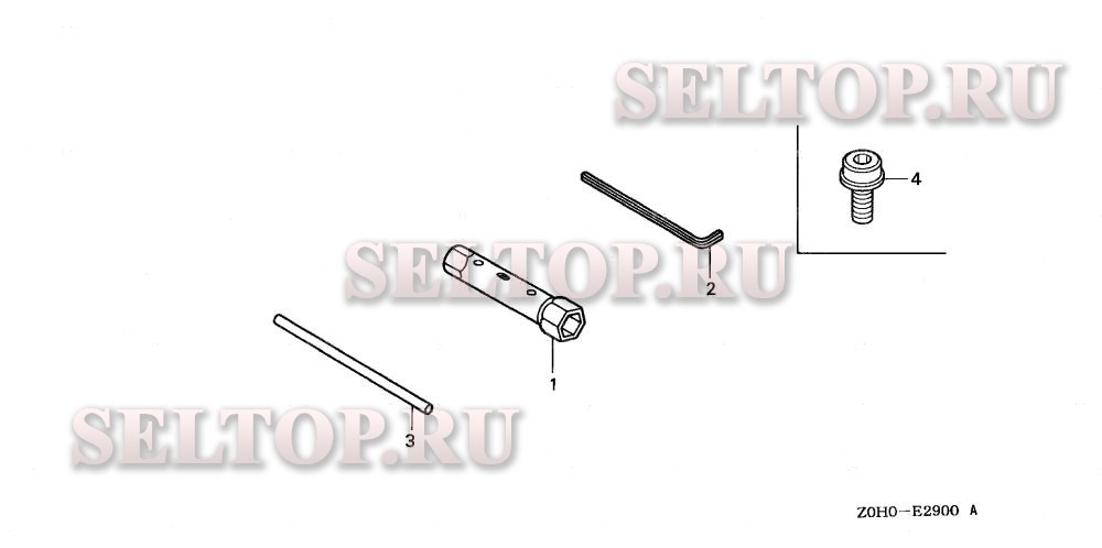 Инструмент для Honda GX25 WA/A