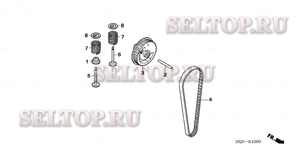 Шкив кулачка для Honda GX25NT SMTD