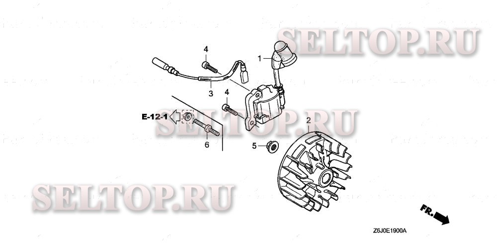 Маховик для Honda GX25NT SMTD