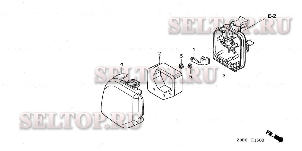 Воздушный фильтр (1) для Honda GX25T HUT