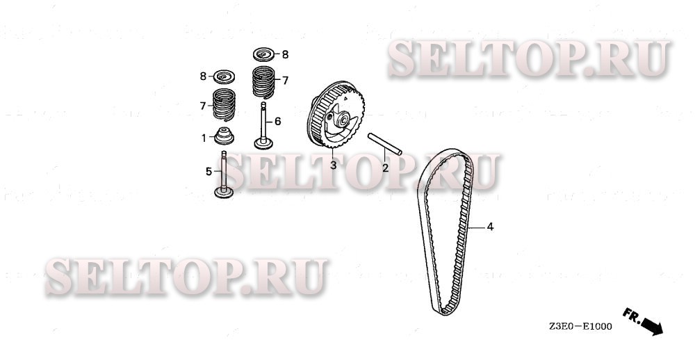 Шкив кулачка для Honda GX25T HUT