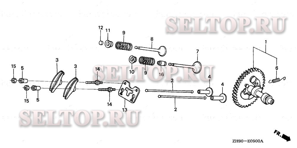 Распредвал для Honda GX270 VA
