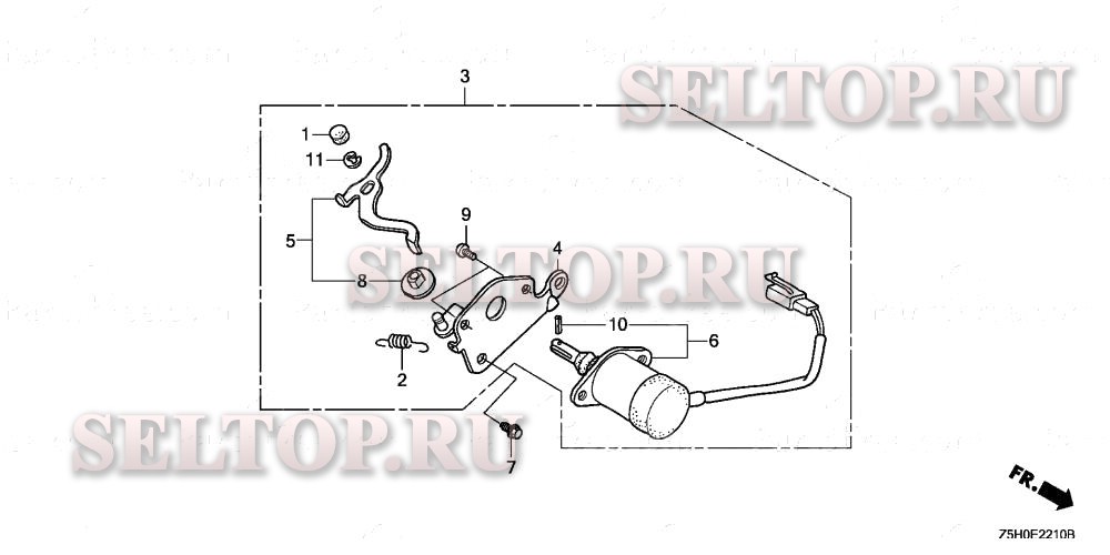 Автоматический дроссель для Honda GX270R VAG2