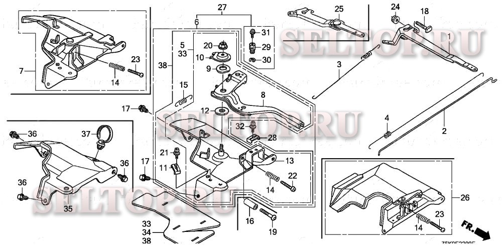 Управление для Honda GX270UT VSH7