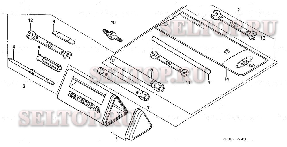 Инструмент для Honda GX340 STQ
