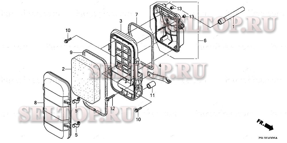 Прочие запчасти (воздушный фильтр) (2) для Honda GX340R2 ENT2
