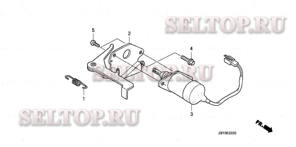 Автоматический дроссель для Honda GX340RT1 VWE