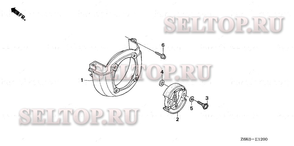 Кожух вентилятора, сцепление для Honda GX35NT SGT9