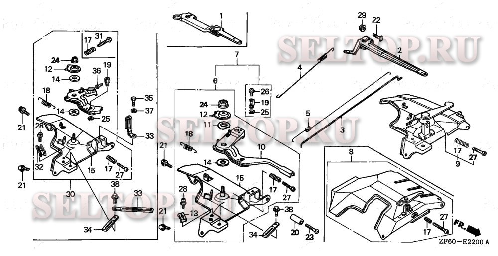 Управление (1) для Honda GX390K1 VC2
