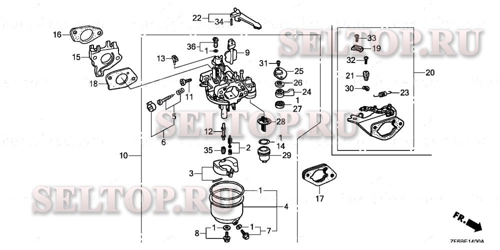 Gx390 honda электрическая схема