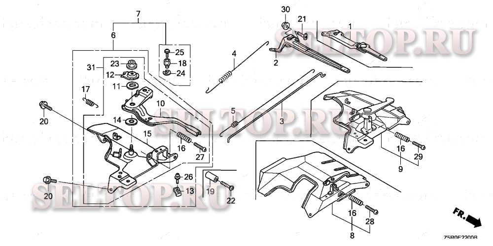 Управление для Honda GX390R1 VK2